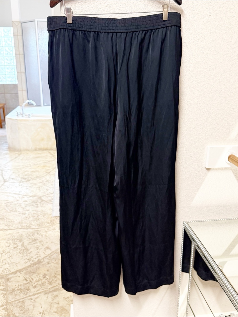 NEW Loft Pull On Wide Leg Pants Black XL Regular NWT - Picture 5 of 5